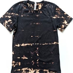 ✨HOST PICK✨ Black Reverse Tie Dye Unisex Tee